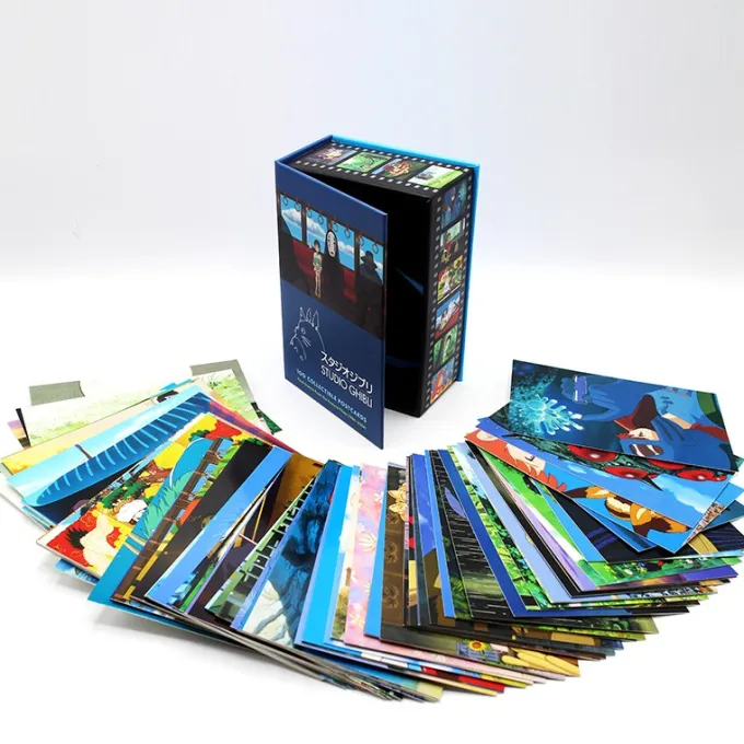 Maison Ghibli Cartes Postales Et Papier À Lettres|Coffret 100 cartes postales de collection serie 1 - Studio Ghibli