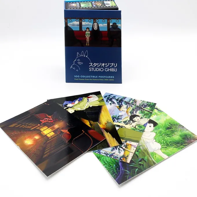 Maison Ghibli Cartes Postales Et Papier À Lettres|Coffret 100 cartes postales de collection serie 1 - Studio Ghibli
