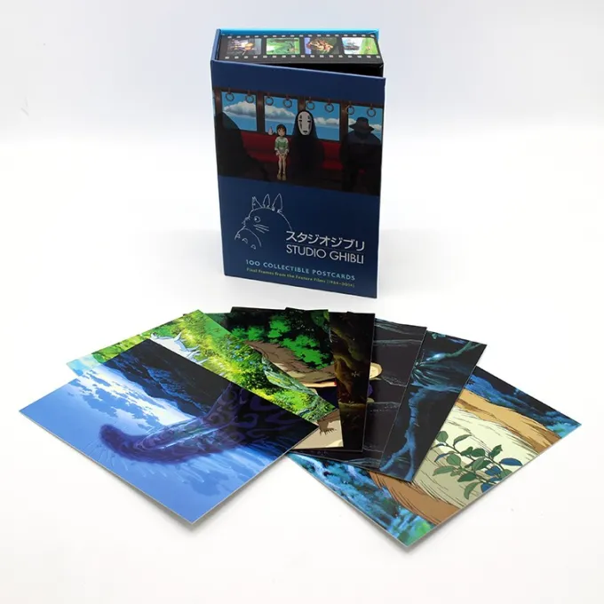Maison Ghibli Cartes Postales Et Papier À Lettres|Coffret 100 cartes postales de collection serie 1 - Studio Ghibli
