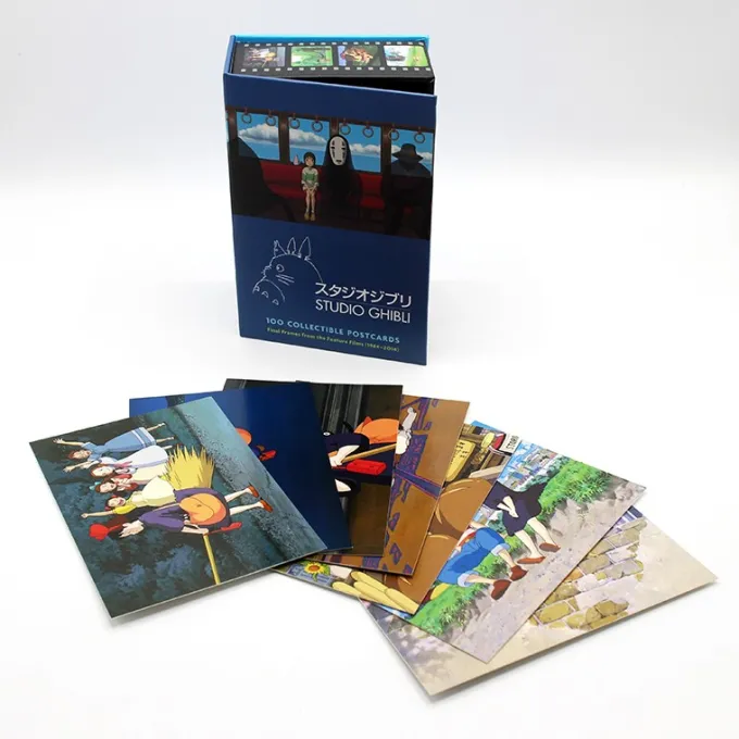 Maison Ghibli Cartes Postales Et Papier À Lettres|Coffret 100 cartes postales de collection serie 1 - Studio Ghibli