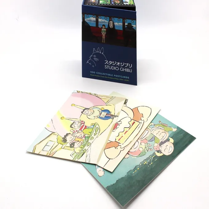 Maison Ghibli Cartes Postales Et Papier À Lettres|Coffret 100 cartes postales de collection serie 1 - Studio Ghibli