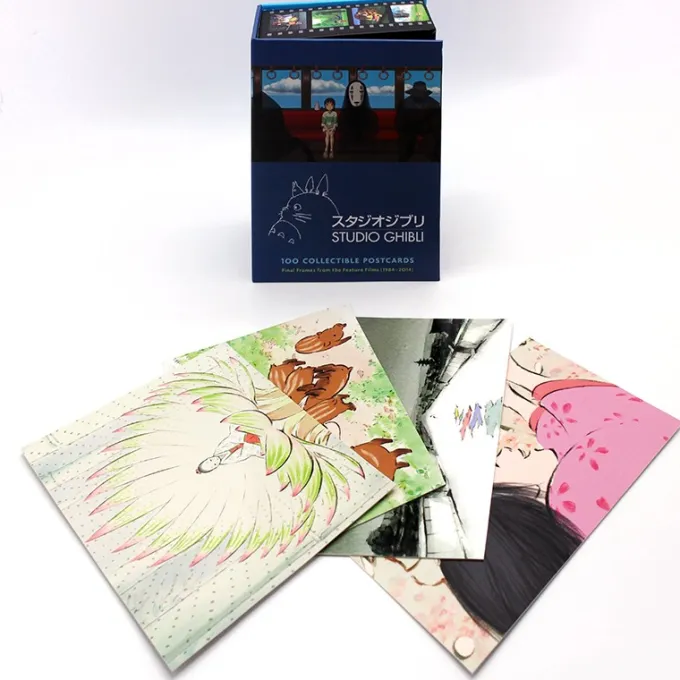 Maison Ghibli Cartes Postales Et Papier À Lettres|Coffret 100 cartes postales de collection serie 1 - Studio Ghibli