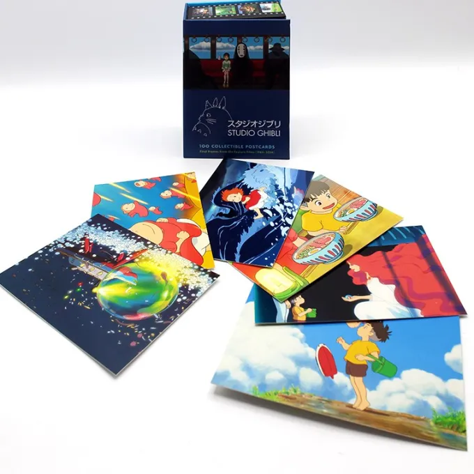 Maison Ghibli Cartes Postales Et Papier À Lettres|Coffret 100 cartes postales de collection serie 1 - Studio Ghibli