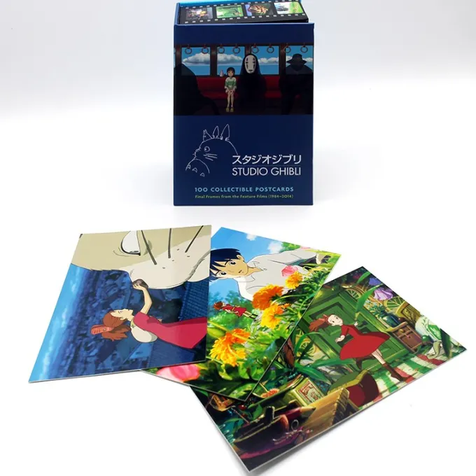 Maison Ghibli Cartes Postales Et Papier À Lettres|Coffret 100 cartes postales de collection serie 1 - Studio Ghibli