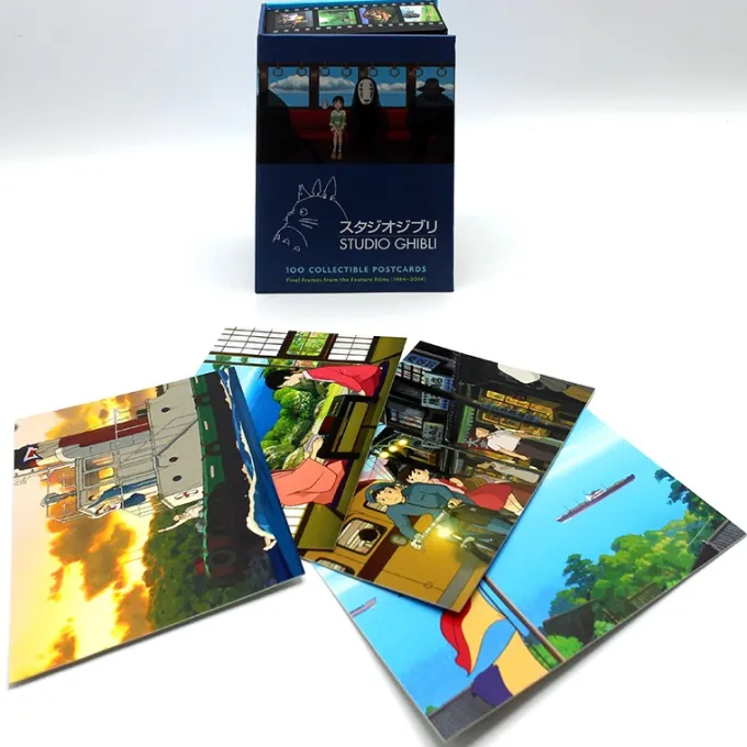 Maison Ghibli Cartes Postales Et Papier À Lettres|Coffret 100 cartes postales de collection serie 1 - Studio Ghibli