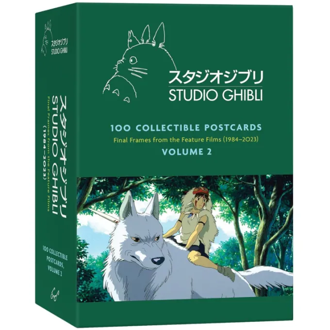 Maison Ghibli Cartes Postales Et Papier À Lettres|Coffret 100 cartes postales de collection série 2 - Studio Ghibli