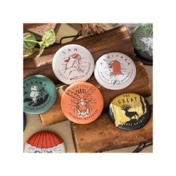 Maison Ghibli Badges|Collection de badges vintage 10 PCS - Princesse Mononoké