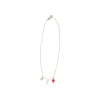 Maison Ghibli Bijoux|Collier Totoro Blanc Et Fraises - Mon Voisin Totoro