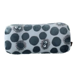 Maison Ghibli Mobilier|Coussin brique moiré Noiraude silhouette   - Mon Voisin Totoro