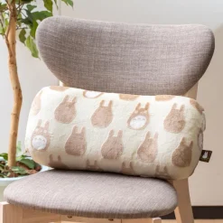 Maison Ghibli Mobilier|Coussin brique moiré Totoro silhouette   - Mon Voisin Totoro