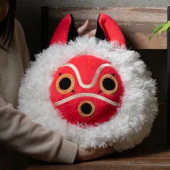 Maison Ghibli Coussins|Coussin Nakayoshi Masque de San - Princesse Mononoké