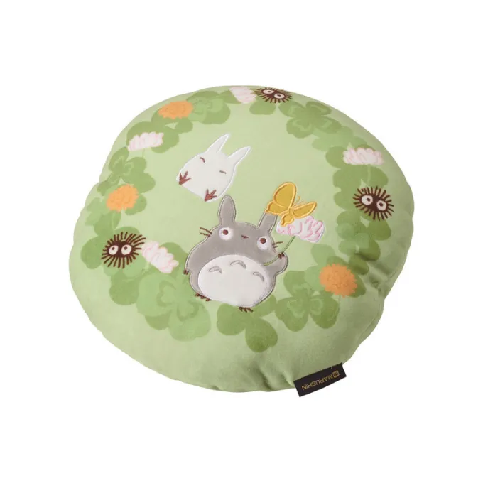 Maison Ghibli Mobilier|Coussin Totoro Trèfle - Mon Voisin Totoro