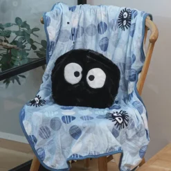 Maison Ghibli Linge De Maison|Couverture coussin Noiraude - Mon Voisin Totoro