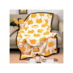 Maison Ghibli Linge De Maison|Couverture Silhouette Chatbus 100x140 cm - Mon Voisin Totoro
