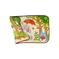 Maison Ghibli Linge De Maison|Couverture Totoro Arrêt de bus 80x150 cm - Mon Voisin Totoro