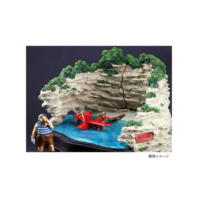 Maison Ghibli Décoration|Diorama Cachette de Marco - Porco Rosso