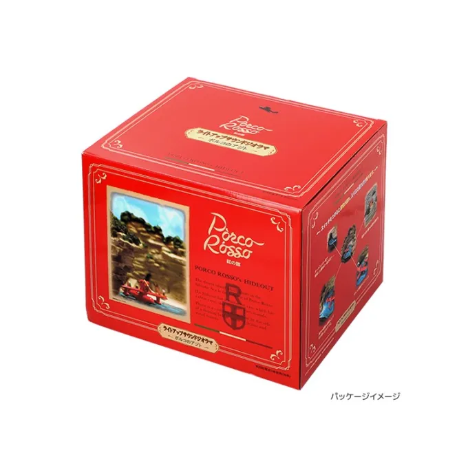 Maison Ghibli Décoration|Diorama Cachette de Marco - Porco Rosso