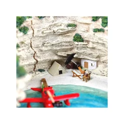 Maison Ghibli Décoration|Diorama Cachette de Marco - Porco Rosso