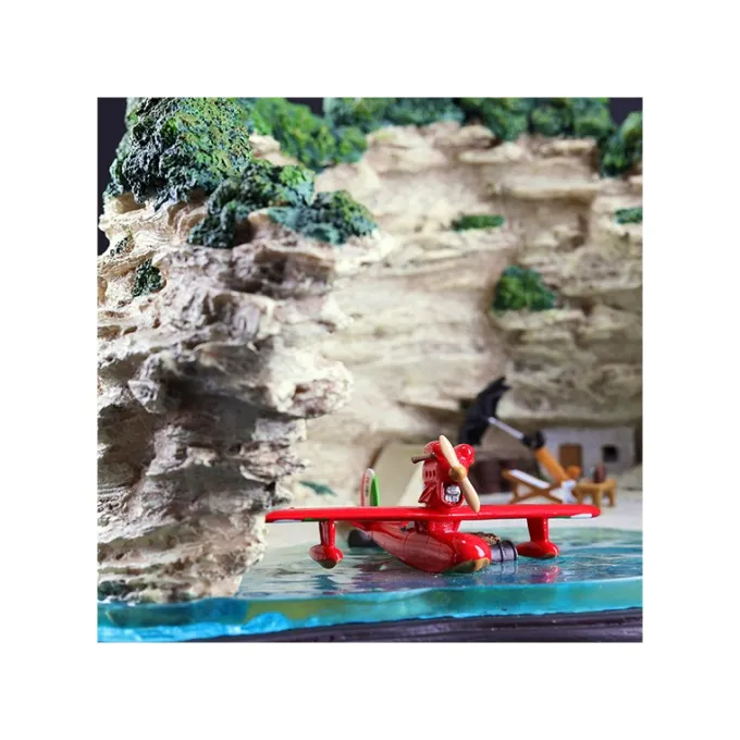 Maison Ghibli Décoration|Diorama Cachette de Marco - Porco Rosso