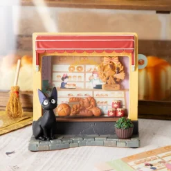 Maison Ghibli Décoration|Diorama Cadre Jiji Boulangerie - Kiki la petite sorcière