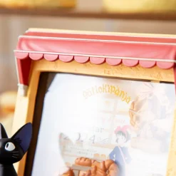 Maison Ghibli Décoration|Diorama Cadre Jiji Boulangerie - Kiki la petite sorcière