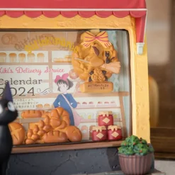 Maison Ghibli Décoration|Diorama Cadre Jiji Boulangerie - Kiki la petite sorcière