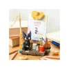 Maison Ghibli Décoration|Diorama Jiji Chevalet et calendrier - Kiki la petite sorcière