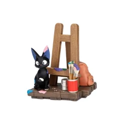 Maison Ghibli Décoration|Diorama Jiji Chevalet et calendrier - Kiki la petite sorcière