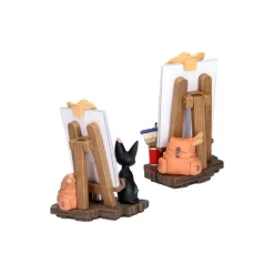Maison Ghibli Décoration|Diorama Jiji Chevalet et calendrier - Kiki la petite sorcière