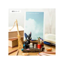 Maison Ghibli Décoration|Diorama Jiji Chevalet et calendrier - Kiki la petite sorcière