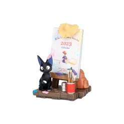 Maison Ghibli Décoration|Diorama Jiji Chevalet et calendrier - Kiki la petite sorcière