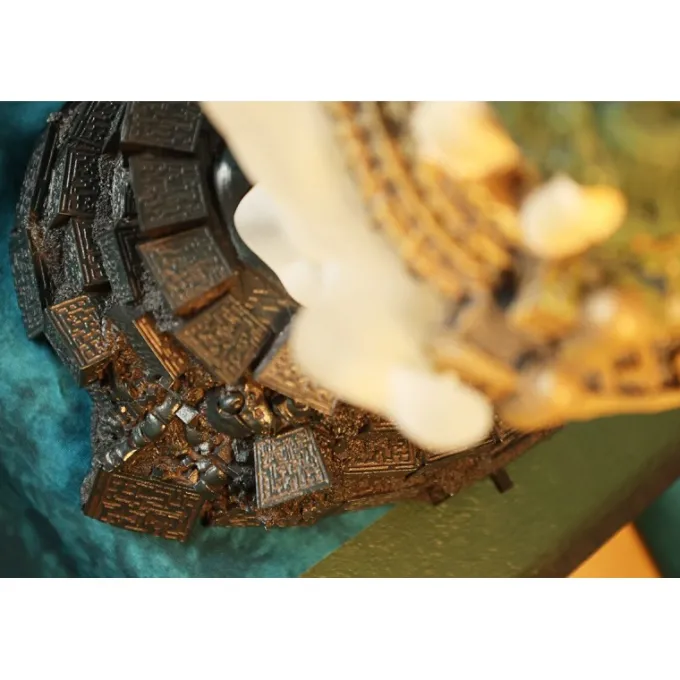 Maison Ghibli Décoration|Diorama lumineux Château de Laputa - Le Château dans le ciel