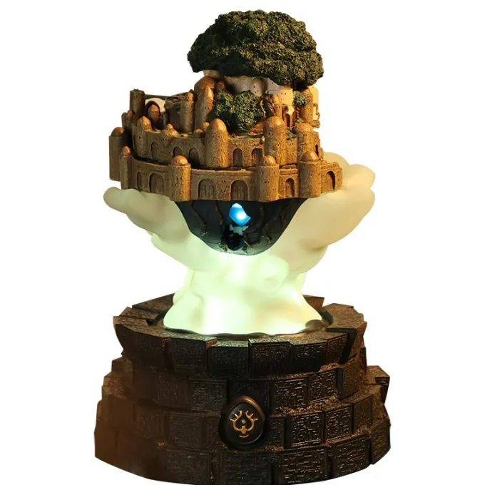 Maison Ghibli Décoration|Diorama lumineux Château de Laputa - Le Château dans le ciel