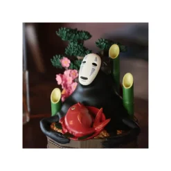 Maison Ghibli Décoration|Diorama No Face Bassine d’or et bambous - Le Voyage de Chihiro