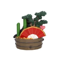 Maison Ghibli Décoration|Diorama No Face Bassine d’or et bambous - Le Voyage de Chihiro