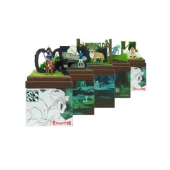 Maison Ghibli Loisirs Créatifs|Diorama papier Ashitaka en forêt - Princesse Mononoké