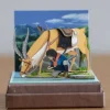 Maison Ghibli Loisirs Créatifs|Diorama papier Ashitaka et Yakuru -Princesse Mononoké