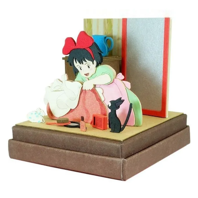 Maison Ghibli Loisirs Créatifs|Diorama papier Kiki s’envole - Kiki la petite sorcière