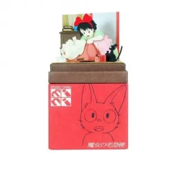 Maison Ghibli Loisirs Créatifs|Diorama papier Kiki s’envole - Kiki la petite sorcière