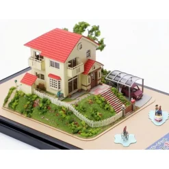 Maison Ghibli Loisirs Créatifs|Diorama papier Maison de Sosuke & Ponyo - Ponyo sur la falaise