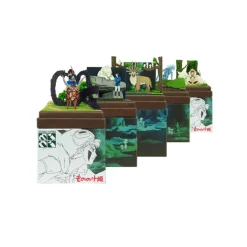 Maison Ghibli Loisirs Créatifs|Diorama papier San & Loup Moro  - Princesse Mononoké