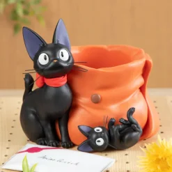 Maison Ghibli Décoration|Diorama Planter Jiji et sacoche - Kiki la petite sorcière