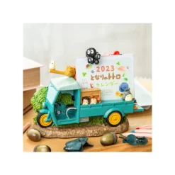 Maison Ghibli Décoration|Diorama Triporteur Totoro et calendrier - Mon Voisin Totoro