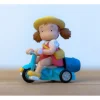 Maison Ghibli Jouets|Figurine à friction Tricycle de Mei - Mon Voisin Totoro