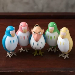 Maison Ghibli Jouets|Figurine Bobble head Perruche Verte - Le Garçon et le Héron