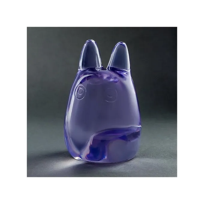 Maison Ghibli Statues|Figurine Cristal Pourpre Totoro Blanc - Mon Voisin Totoro