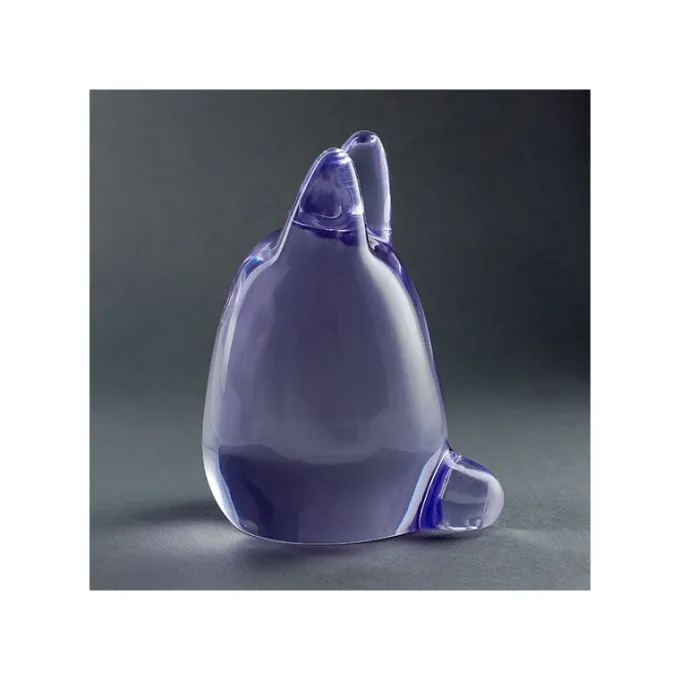 Maison Ghibli Statues|Figurine Cristal Pourpre Totoro Blanc - Mon Voisin Totoro