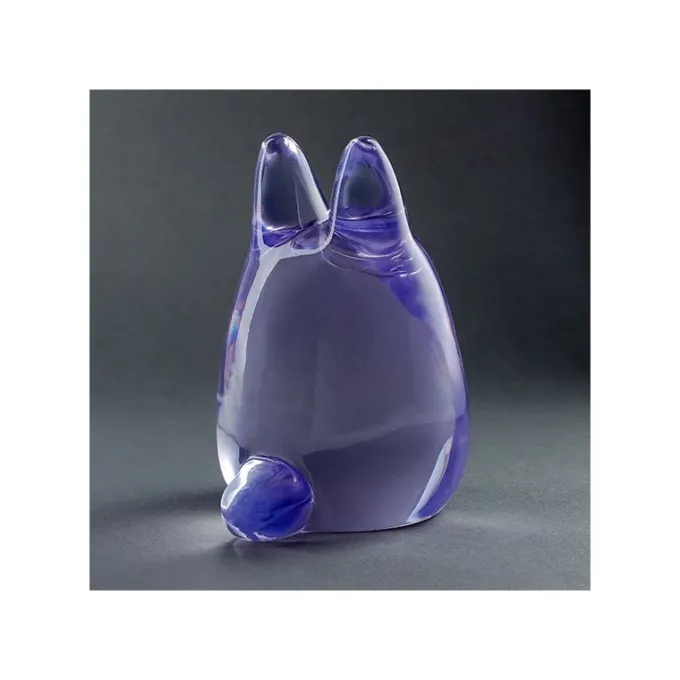 Maison Ghibli Statues|Figurine Cristal Pourpre Totoro Blanc - Mon Voisin Totoro
