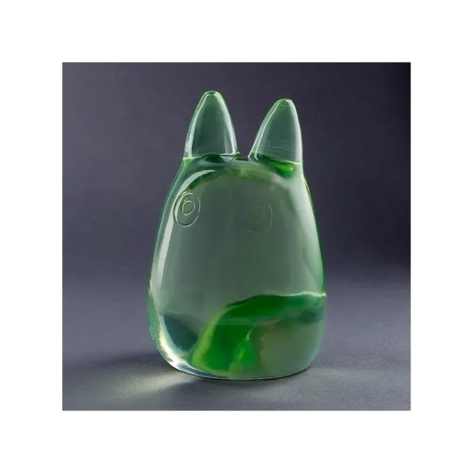 Maison Ghibli Statues|Figurine Cristal Vert Totoro Blanc - Mon Voisin Totoro