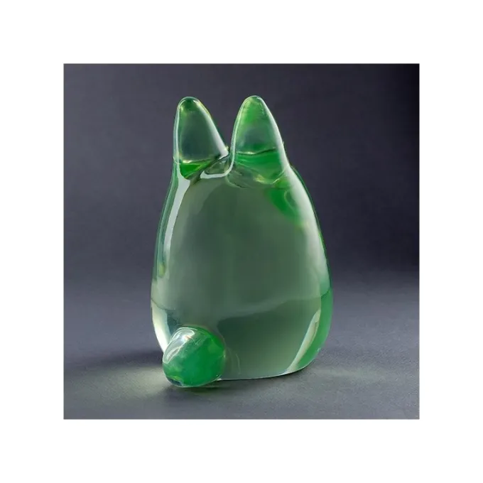 Maison Ghibli Statues|Figurine Cristal Vert Totoro Blanc - Mon Voisin Totoro